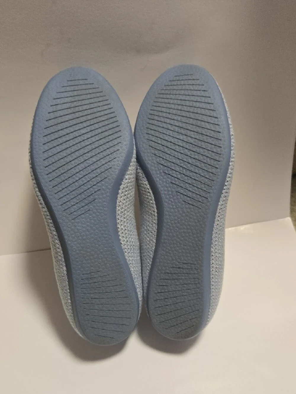 Allbirds Tree Breezers Light Blue Knit Ballet Flats Size 8